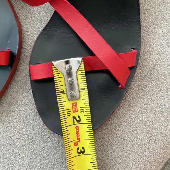 ANINE BING Remi strappy sandal in red - Picture 10 of 13